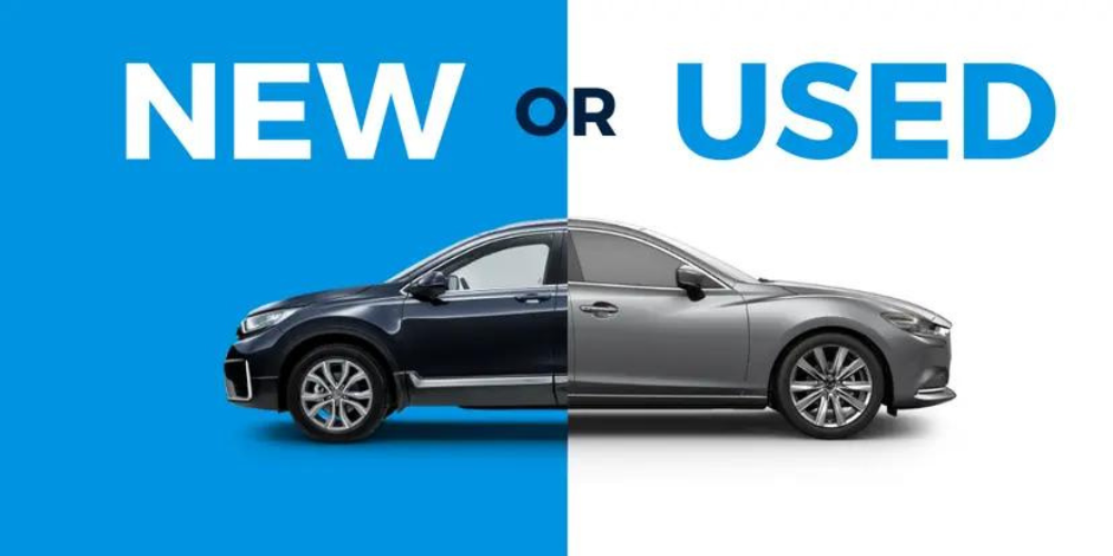 Should I buy a new or used car? banner