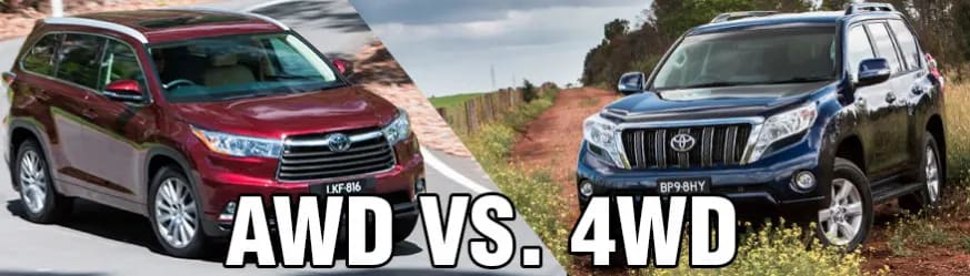 The differences between AWD and 4WD banner